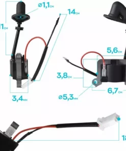 Boudech Bobine électrique Pour Moteurs 2 Temps 62cc/65cc -Débroussailleuse Soldes Magasin 53044473 5
