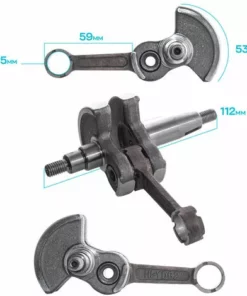 Boudech Vilebrequin Complet Avec Bielle Pour Moteurs 2 Temps. Vilebrequin De Rechange Pour Débroussailleuses, Coupe-herbe Et Coupe-bordures. 9 Boudech Vilebrequin Complet Avec Bielle Pour Moteurs 2 Temps. Vilebrequin De Rechange Pour Débroussailleuses, Coupe-herbe Et Coupe-bordures. -Débroussailleuse Soldes Magasin 53044483 4