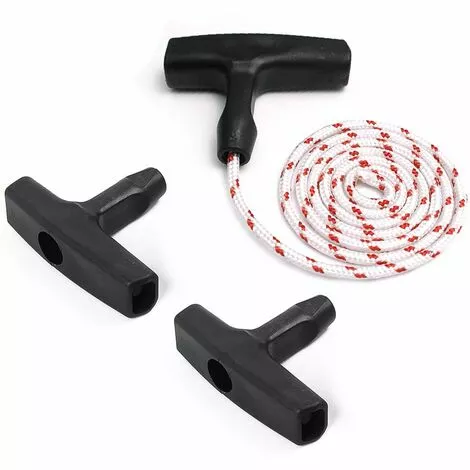QERSTA Starter Handle Lawn Mower Recoil Starter Rope With 3 Pieces Starter Handle Cord Mower Accessories 3 QERSTA Starter Handle Lawn Mower Recoil Starter Rope With 3 Pieces Starter Handle Cord Mower Accessories
