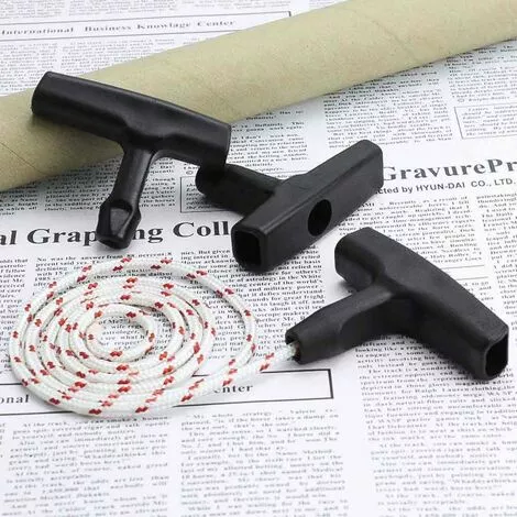 QERSTA Starter Handle Lawn Mower Recoil Starter Rope With 3 Pieces Starter Handle Cord Mower Accessories 6 QERSTA Starter Handle Lawn Mower Recoil Starter Rope With 3 Pieces Starter Handle Cord Mower Accessories – Image 4