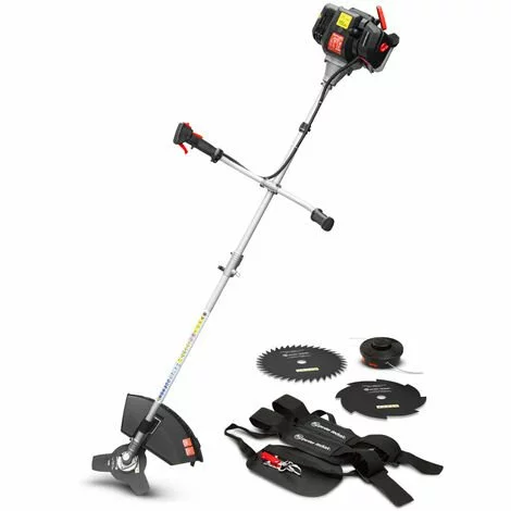 ELEM GARDEN TECHNIC Débroussailleuse Thermique 52cc - Bobine + 3 Lames - Elem Garden 3 ELEM GARDEN TECHNIC Débroussailleuse Thermique 52cc - Bobine + 3 Lames - Elem Garden