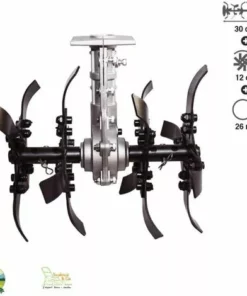 Bineuse Universelle 9 Dents Pour Débroussailleuse Arbre 26mm FERMIER GF-1375