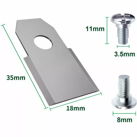 Lames De Rechange En Acier Inoxydable Compatible Tondeuse à Gazon En Acier Inoxydable Accessoires De Machine à Gazon Lame De Tondeuse Universelle Demi-argent Macaron 4 Lames De Rechange En Acier Inoxydable Compatible Tondeuse à Gazon En Acier Inoxydable Accessoires De Machine à Gazon Lame De Tondeuse Universelle Demi-argent Macaron – Image 2