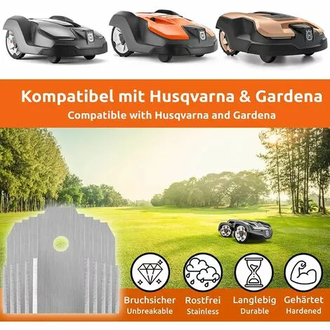 Lames De Rechange En Acier Inoxydable Compatible Tondeuse à Gazon En Acier Inoxydable Accessoires De Machine à Gazon Lame De Tondeuse Universelle Demi-argent Macaron 7 Lames De Rechange En Acier Inoxydable Compatible Tondeuse à Gazon En Acier Inoxydable Accessoires De Machine à Gazon Lame De Tondeuse Universelle Demi-argent Macaron – Image 5