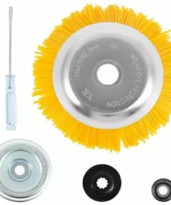 Brosse De Désherbage Ronde Pour Débroussailleuse, Soie De Nylon, Brosse à Mauvaises Herbes, Brosse Conique Pour Débroussailleuse Macaron