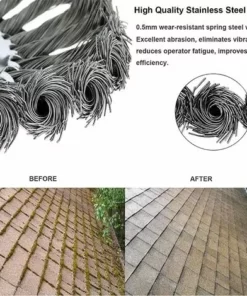Conique En Fil Acier Massif De Fer Noué Gazon Tête Coupe Brosse Tondeuse Gazon Acier Tête Accessoires De Tondeuse Pour Les Coupe-bordures Tondeuses à Gazon 6 Pouces/150 Mm Macaron -Débroussailleuse Soldes Magasin 53912349 3