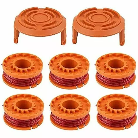 Bobines Fil Pour Débroussailleuses En Nylon Ligne De Bobines De Rechange Avec 2 Capuchons De Coupe Bobine De Fil De Coupe Pour Tondeuse à Gazon Macaron 3 Bobines Fil Pour Débroussailleuses En Nylon Ligne De Bobines De Rechange Avec 2 Capuchons De Coupe Bobine De Fil De Coupe Pour Tondeuse à Gazon Macaron