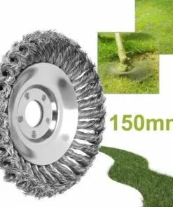 Tête De Coupe Conique En Fil Métallique Noué Pour Tondeuse à Gazon, Bac De Désherbage Pour Débroussailleuse - 150 Mm，Starlight -Débroussailleuse Soldes Magasin 54077810 5