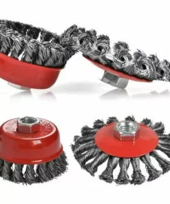 MODOU Tête Brosse Désherbage, Pour Débroussailleuse, Plateau Désherbage En Fil D'acier Universel Aménagement Paysager Coupe Irrigation Machines Accessoires (4 Pouces) -Débroussailleuse Soldes Magasin 54087168 2