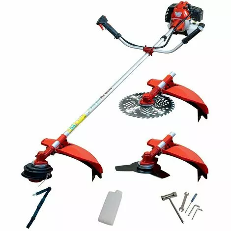 Débroussailleuse Thermique 3 En 1 - 2 Temps 65cc 4,9cv - Powerground Pro Series 3 Débroussailleuse Thermique 3 En 1 - 2 Temps 65cc 4,9cv - Powerground Pro Series