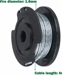 3 Pièces Bobine De Fil Debroussailleuse, Bobine Fil Nylon Pour Coupe Bordure, Compatible Avec ART 23SL Et ART 26SL,Starlight -Débroussailleuse Soldes Magasin 54459871 4