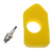 JARDIAFFAIRES Bougie Avec Filtre à Air Pour BRIGGS & STRATTON Et MTD Remplace BR2LM + 698369 2 JARDIAFFAIRES Bougie Avec Filtre à Air Pour BRIGGS & STRATTON Et MTD Remplace BR2LM + 698369 -Débroussailleuse Soldes Magasin 5453641 1