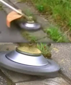 DECKON Tête Brosse Désherbage Avec Contre-écrou Pour Débroussailleuse, Plateau Désherbage En Fil D'acier Universel, Tête D'herbe Roue Au Manganèse Brosse Pièces De Rechange, 150 X 25,4 Mm -Débroussailleuse Soldes Magasin 54830289 5