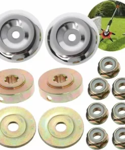 ZHUOXUAN 8PCS Tête De Débroussailleuse Universelle Accessoires Avec 5PCS Ecrous De Fixation Tête De Coupe Bordure Pour Débroussailleuse Stihl
