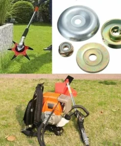 ZHUOXUAN 8PCS Tête De Débroussailleuse Universelle Accessoires Avec 5PCS Ecrous De Fixation Tête De Coupe Bordure Pour Débroussailleuse Stihl -Débroussailleuse Soldes Magasin 54912076 5