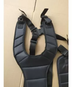 THSINDE Harnais à Double Bandoulière Épaule Rembourrée Boutonnage Sécurité Pour Débroussailleuse Tondeuse Sangle De Tondeuse à Chevrons-mi-long Noir -Débroussailleuse Soldes Magasin 54976168 2
