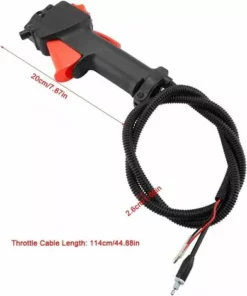 BEARSU Gachette D'Accelerateur Cable Avec Poignee 26Mm Commutateur Utilise Pour Tondeuses Tondeuse Accessoires Avec Cable -Débroussailleuse Soldes Magasin 55022659 3