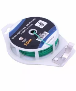 JARDIBRICODECO PVC Jardin Fil Revêtu 50m De Coupe +