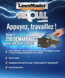 Débroussailleuse Thermique 26cc Avec Démarrage électrique - Lawnmaster -Débroussailleuse Soldes Magasin 55481894 2