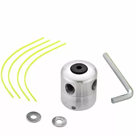 Tête De Débroussailleuse Universelle Aluminium Fils Tête Coupe-bordure Tête Double Fil Bobine Tête Fil Nylon Pour Tondeuse, 1 Têtes De Fil + 4 Fils,Fontainebleau 3 Tête De Débroussailleuse Universelle Aluminium Fils Tête Coupe-bordure Tête Double Fil Bobine Tête Fil Nylon Pour Tondeuse, 1 Têtes De Fil + 4 Fils,Fontainebleau