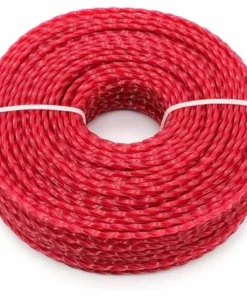 Fil Coupe Bordure Universel, Ligne De Trimmer Strimmer En Nylon 3.0 Mm, Fil En Nylon Débroussailleuse Robuste Pour Bosse Tête Tondeuse À Gazon De Jardinage,Twist, 3mmx60m，Fontainebleau