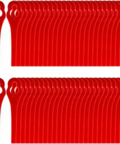 Lot De 50 Lames De Rechange Compatibles Avec Florabest Coupe Bordure LIDL FRTA 20 A1,FAT 18B2, FAT 18B3, Accessoire Pour Débroussailleuse Fontainebleau 50Pcs Rouge -Débroussailleuse Soldes Magasin 55567533 4