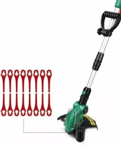 Lot De 50 Lames De Rechange Compatibles Avec Florabest Coupe Bordure LIDL FRTA 20 A1,FAT 18B2, FAT 18B3, Accessoire Pour Débroussailleuse Fontainebleau 50Pcs Rouge -Débroussailleuse Soldes Magasin 55567533 5