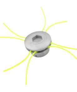 SUPERMARKET Aluminium Fils Tête Coupe-bordure Tête Double Fil Bobine Tête Fil Nylon Pour Débroussailleuse à Essence Tondeuse à Gazonm,Superma,argent