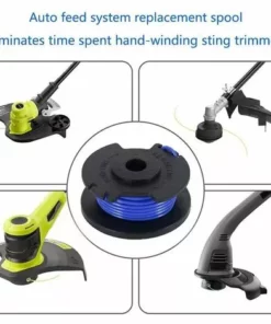 SUPERMARKET 8 Pièces Bobine De Rechange Pour Débroussailleuse,Compatible Avec Ryobi One + AC14RL3A-18V 24V 40V,Superma,1.65mm*3.3m -Débroussailleuse Soldes Magasin 55568275 3