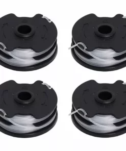 SUPERMARKET Bobines De Rechange Pour Débroussailleuse Sans Fil Parkside PRTA 20-Li C3 IAN351753,Lot De 4,Superma,noir