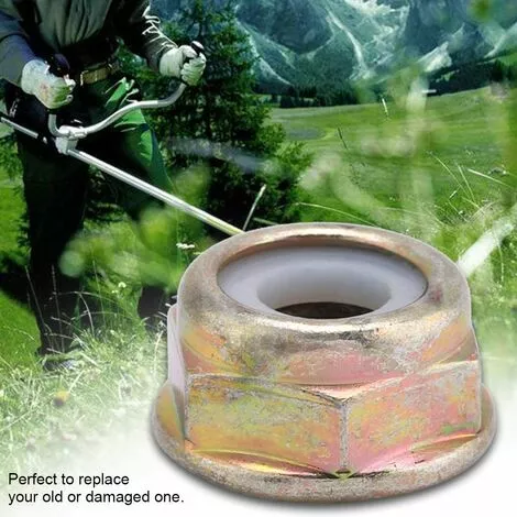 SUPERMARKET Gauche Fileté Écrou De Lame De Remplacement Brosse Débroussailleuse Accessoires Coupe-Bordure, Filetage Gauche, Brosse Coupe Accessoires,Superma,5 Pièces 7 SUPERMARKET Gauche Fileté Écrou De Lame De Remplacement Brosse Débroussailleuse Accessoires Coupe-Bordure, Filetage Gauche, Brosse Coupe Accessoires,Superma,5 Pièces – Image 5