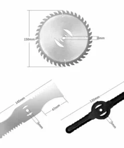 ASUPERMALL 21V 1500mAh Tondeuse à Gazon Sans Fil à Main Télescopique, Coupe-herbe Multifonction Au Lithium, Débroussailleuse électrique, Avec Lame En Plastique, Lame De Scie Circulaire, 2 Batteries - 2 Batteries -Débroussailleuse Soldes Magasin 55568633 5