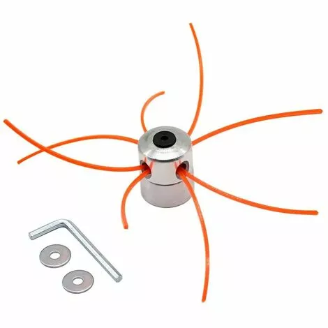HKLFFJA Aluminium Fils Tête Coupe-bordure Tête Double Fil Bobine Tête Fil Nylon Pour Débroussailleuse à Essence Tondeuse à Gazon 4 HKLFFJA Aluminium Fils Tête Coupe-bordure Tête Double Fil Bobine Tête Fil Nylon Pour Débroussailleuse à Essence Tondeuse à Gazon – Image 2