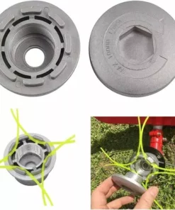 BARES 2PCS Tête De Débroussailleuse Aluminium Tête De Coupe Herbe Universelle Pour Accessoires De Tondeuse à Gazon -Débroussailleuse Soldes Magasin 56057969 3