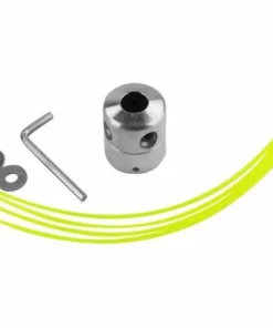 FR-LIFE BR-Vie Tête De Coupe-herbe En Aluminium Tête De Débroussailleuse Universelle Tête De Coupe Bobine Avec 4 Nylon Ligne Coupe Bordure Tête Double Fil Bobine Pour Débroussailleuse à Gazon Et Brosse Cutter -Débroussailleuse Soldes Magasin 56073965 2