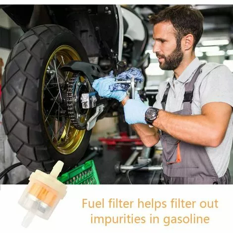 DECKON Filtre A Essence, 20 Pcs Filtre à Carburant Moto Sont Utilisés Pour Éliminer Les Impuretés Dans L'essence, Carburant Rapide De Filtre à Essence Convient Aux Motos Tondeuses à Gazon Tracteurs à Gazon 4 DECKON Filtre A Essence, 20 Pcs Filtre à Carburant Moto Sont Utilisés Pour Éliminer Les Impuretés Dans L'essence, Carburant Rapide De Filtre à Essence Convient Aux Motos Tondeuses à Gazon Tracteurs à Gazon – Image 2