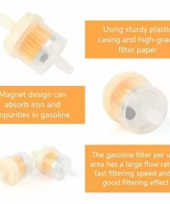 DECKON Filtre A Essence, 20 Pcs Filtre à Carburant Moto Sont Utilisés Pour Éliminer Les Impuretés Dans L'essence, Carburant Rapide De Filtre à Essence Convient Aux Motos Tondeuses à Gazon Tracteurs à Gazon 10 DECKON Filtre A Essence, 20 Pcs Filtre à Carburant Moto Sont Utilisés Pour Éliminer Les Impuretés Dans L'essence, Carburant Rapide De Filtre à Essence Convient Aux Motos Tondeuses à Gazon Tracteurs à Gazon -Débroussailleuse Soldes Magasin 56106308 4