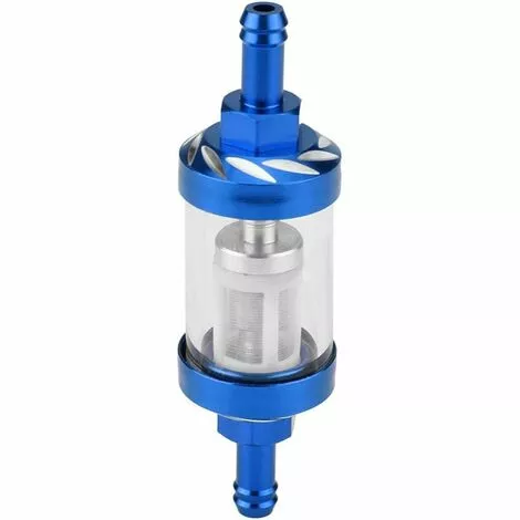 DECKON Remplacement De Fil De Filtre à Essence 8mm En Verre De Gaz En Métal Pour La Moto(Bleu) 3 DECKON Remplacement De Fil De Filtre à Essence 8mm En Verre De Gaz En Métal Pour La Moto(Bleu)
