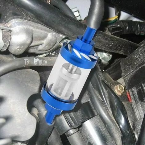 DECKON Remplacement De Fil De Filtre à Essence 8mm En Verre De Gaz En Métal Pour La Moto(Bleu) 5 DECKON Remplacement De Fil De Filtre à Essence 8mm En Verre De Gaz En Métal Pour La Moto(Bleu) – Image 3