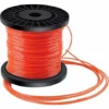 DECKON Forever Speed Fil Pour Débroussailleuses Tenseur De Corde Pour Fil D'herbe 5 Tranches De Fil Diamètre 2,4 Mm X 100 Mètres - Orange Rouge -Débroussailleuse Soldes Magasin 56198286 1