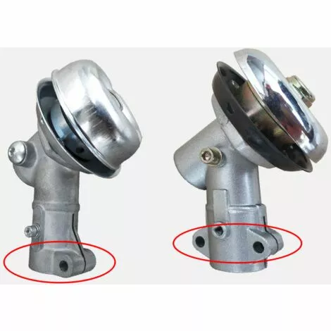 LUCKY-88 Tête De Travail De Tondeuse à Gazon, Boîte De Vitesses De Débroussailleuse, Accessoires De Désherbeur (26 Tubes, 9 Dents Binaurale (avec Vis)) 5 LUCKY-88 Tête De Travail De Tondeuse à Gazon, Boîte De Vitesses De Débroussailleuse, Accessoires De Désherbeur (26 Tubes, 9 Dents Binaurale (avec Vis)) – Image 3