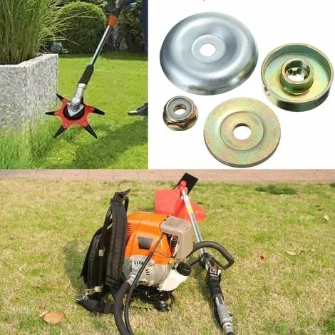TINOR 6PCS Tête De Débroussailleuse Universelle Accessoires Avec 7PCS Ecrous De Fixation Tête De Coupe Bordure Pour Débroussailleuse Stihl 6 TINOR 6PCS Tête De Débroussailleuse Universelle Accessoires Avec 7PCS Ecrous De Fixation Tête De Coupe Bordure Pour Débroussailleuse Stihl – Image 4
