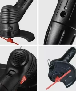 MACARON Débroussailleuse Électrique Sans Fil,Coupe Bordure Sans Fil Avec Lame,Outillage De Jardin Motorisé,Coupe Gazon Batterie Dans Jardin,avec Un Poteautélescopique,pour Pelouses La Coupe De Jardin LO-Ron -Débroussailleuse Soldes Magasin 56773494 4