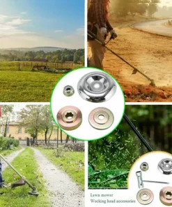 GUAZHUNIFR 9 Pièces Kit Ecrou Tete Debroussailleuse,Lame En Métal De Vitesses Universelle De Tondeuse,Débroussailleuse En Métal Accessoires,Pour Sylviculture Débroussailleuse Jardin Tondeuse à Gazon.Gu.B/bon -Débroussailleuse Soldes Magasin 56812325 4