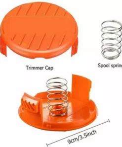 HKLFFJA Liuer 6PCS Bobine De Remplacement à Alimentation Automatique, Compris 5 Paquets Bobines De Remplacement Et 1 Paquet Capuchon Compatible Avec Black Et Decker Af-100(1.65mm*45m) -Débroussailleuse Soldes Magasin 57121631 3