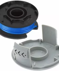 HKLFFJA Bobine De Fil De Rechange Pour Débroussailleuse Ryobi One+ AC14RL3A 18 V, 24 V, 40 V, Bobine De Rechange Pour Coupe-bordure De Ligne 1.65 Mm, 11ft Pour Débroussailleuse (8 Bobines + 2 Bouchons) -Débroussailleuse Soldes Magasin 57121797 2