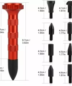 QERSTA Robinet à Enduire Outil Réparation Paintless Dent Hail Retrait Outils W/9 Têtes Pour Automatique Pdr -Débroussailleuse Soldes Magasin 57136433 2