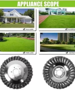 FLYME Tête De Coupe Conique à Fil Noué Pour Tondeuses à Gazon, Débroussailleuse Weed Box - 150 Mm 11 FLYME Tête De Coupe Conique à Fil Noué Pour Tondeuses à Gazon, Débroussailleuse Weed Box - 150 Mm -Débroussailleuse Soldes Magasin 57481382 5