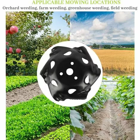 FLYME Tête De Coupe-herbe, Tête De Coupe-herbe, Tête De Coupe-herbe, Tête De Coupe Universelle, Tête De Coupe-herbe En Acier, Accessoires De Débroussailleuse Pour Jardin, 235x25,4 Mm 7 FLYME Tête De Coupe-herbe, Tête De Coupe-herbe, Tête De Coupe-herbe, Tête De Coupe Universelle, Tête De Coupe-herbe En Acier, Accessoires De Débroussailleuse Pour Jardin, 235x25,4 Mm – Image 5