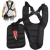 READCLY Ceinture Coupe-Bordures Noire Confort Double Bandoulière En Nylon Réglable Accessoires Pour Débroussailleuses Noir 11 X 4,7 X 3,6 Pouces